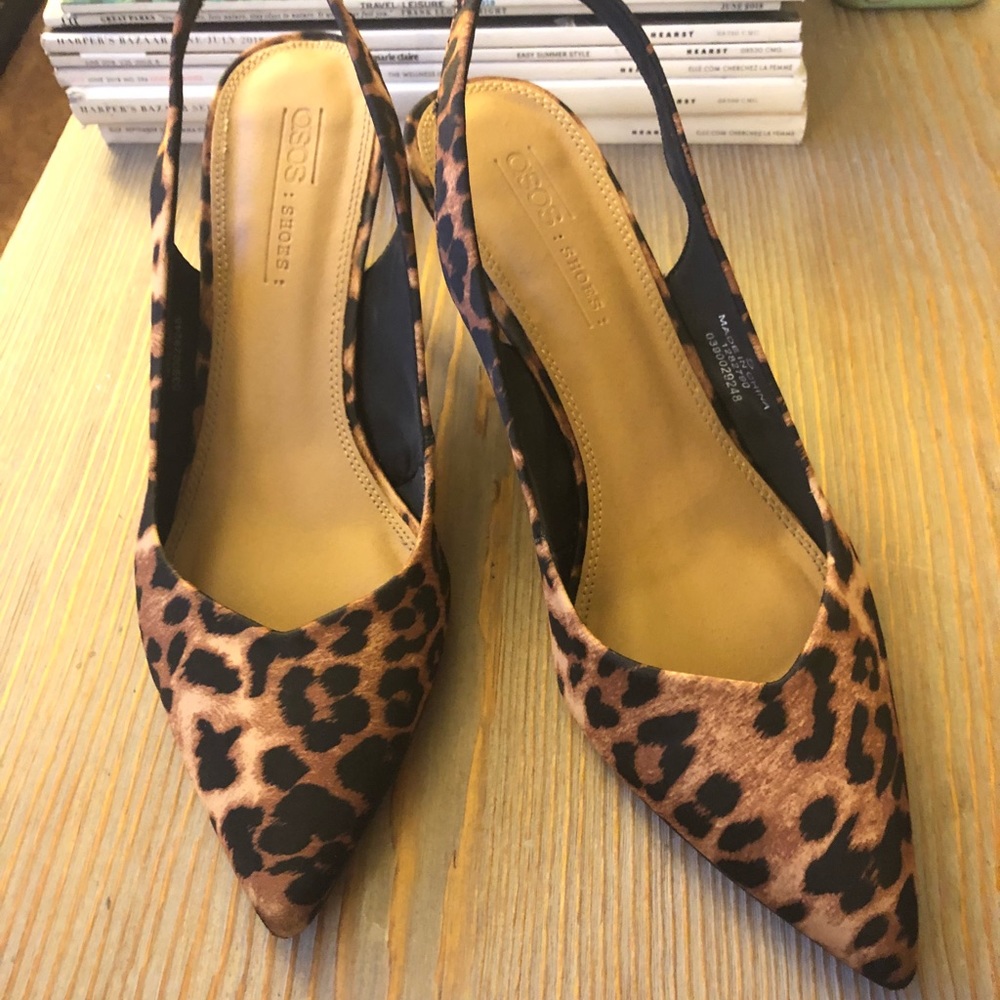 ASOS Leopard Slingback shoes - Picture 5 of 5